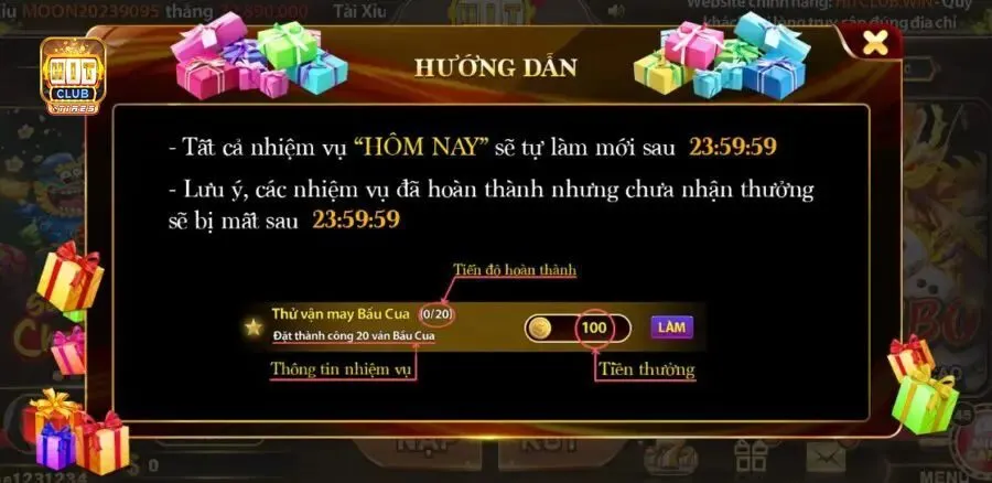 Điều khoản Hit Club đưa ra đối với chương trình khuyến mãi